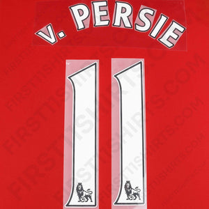 2007 - 2012 Arsenal Home Name Set V.Persie 11 PS (Repro)