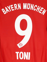 Bayern Munich Home Shirt L/S 2007/8 Toni 9 (M)