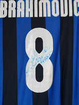 2007/08 Inter Milan Ibrahimović #8 Home Shirt Signed BNWT (XL) Nike