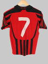 2007/8 AC Milan #7 Camiseta Local (M Niños) Adidas