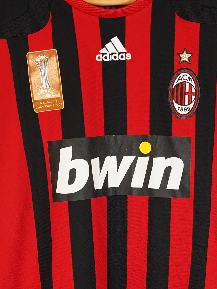 2007/8 AC Milan #7 Home Shirt (M Kids)