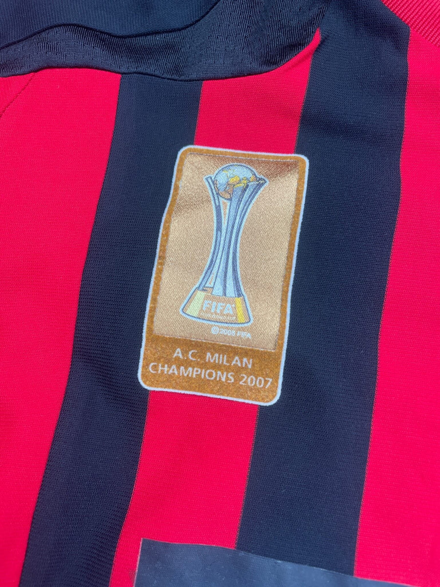 2007/8 AC Milan #7 Home Shirt (M Kids)