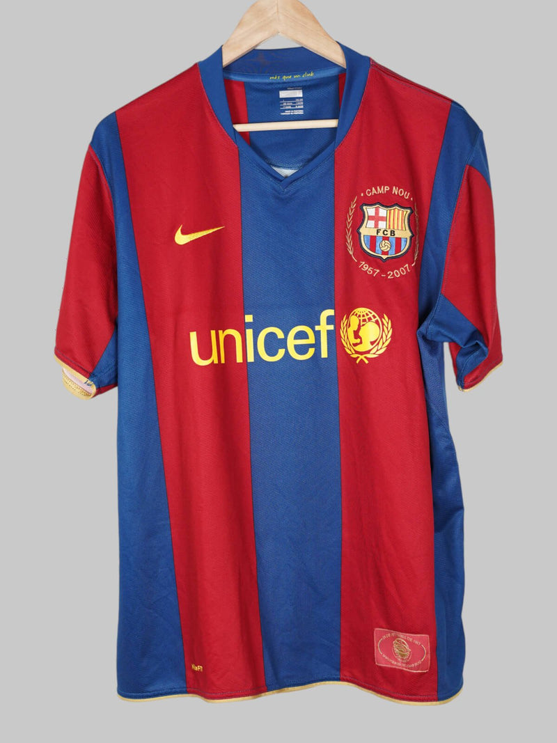 2007/8 Barcelona Messi #19 Home Shirt (L)