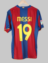 2007/8 Barcelona Messi #19 Home Shirt (L)