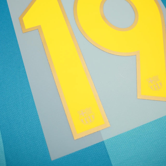 2007/8 FC Barcelona Home/Away Name Set Messi #19 (Repro)