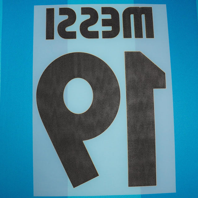 2007/8 FC Barcelona Home/Away Name Set Messi #19 (Repro)