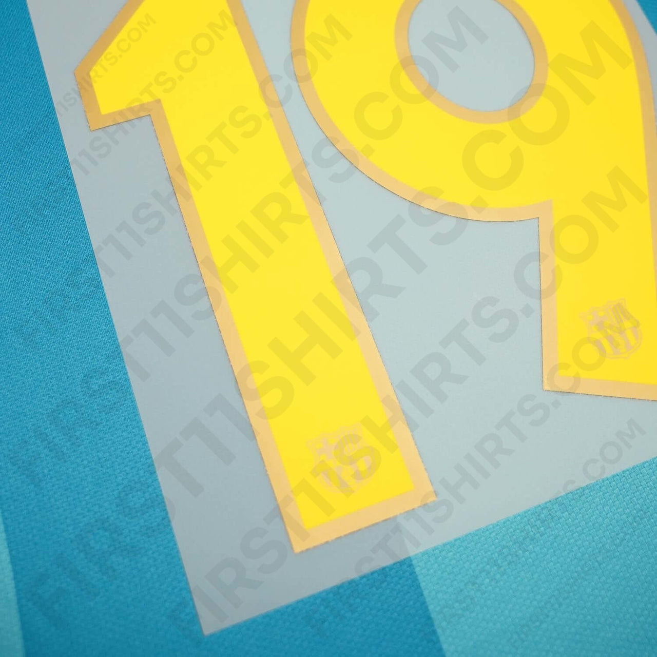 2007/8 FC Barcelona Home/Away Name Set Messi 19 (Repro)