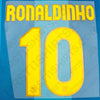 2007/8 FC Barcelona Home/Away Name Set Ronaldinho #10 V2 (Repro)