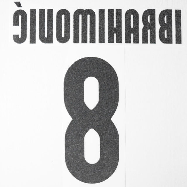 2007/8 Inter Away Name Set Ibrahimovic 8 (Repro)