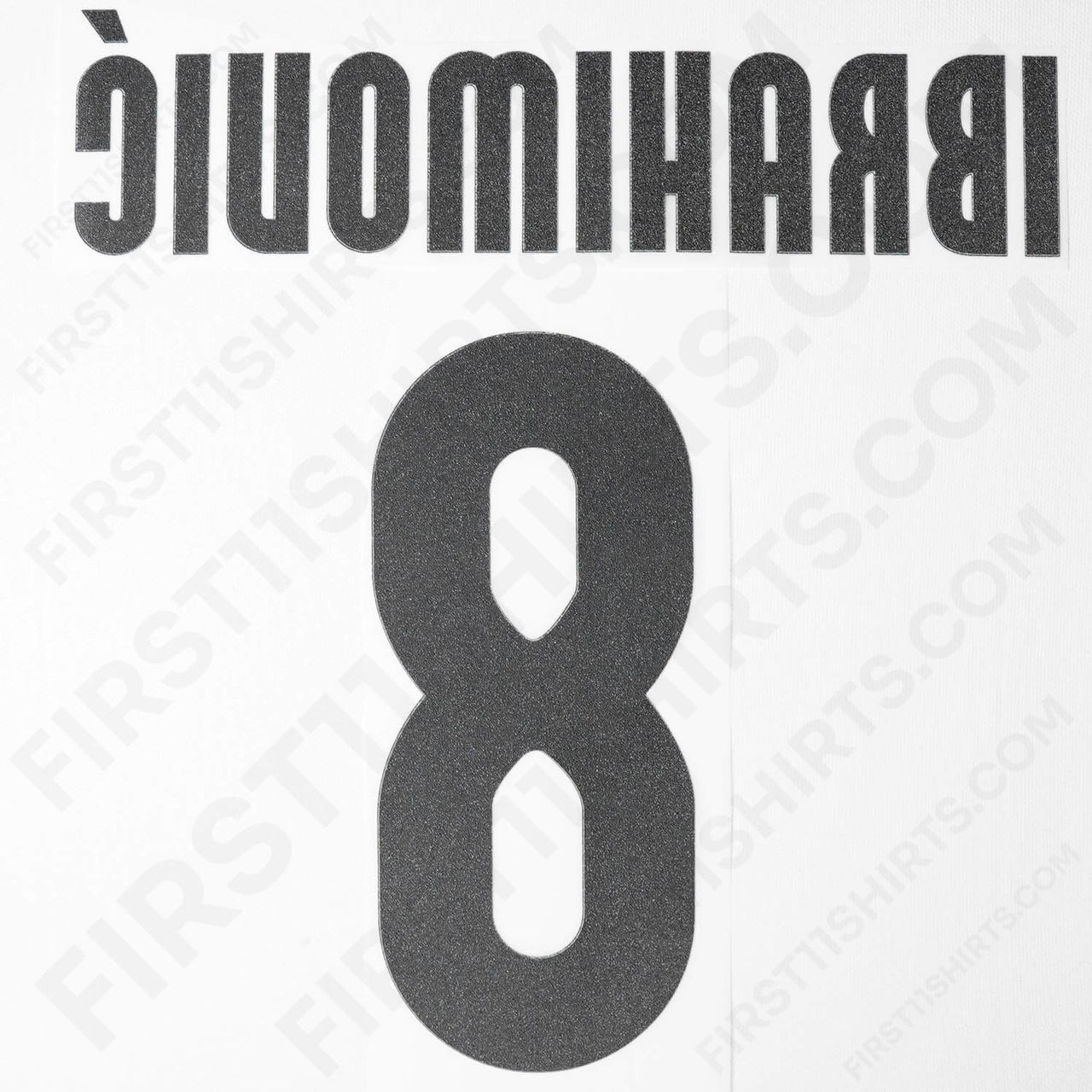 2007/8 Inter Away Name Set Ibrahimovic 8 (Repro)