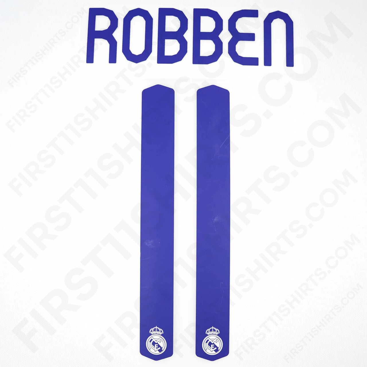 2007/8 Real Madrid Home Name Set Robben 11 (Repro)