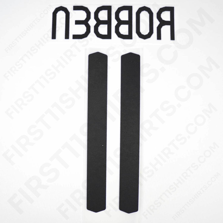2007/8 Real Madrid Home Name Set Robben 11 (Repro)