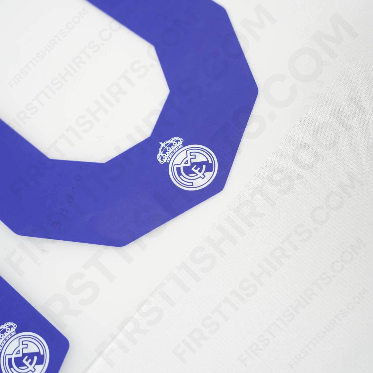 2007/8 Real Madrid Home Name Set Robinho 10 (Repro)