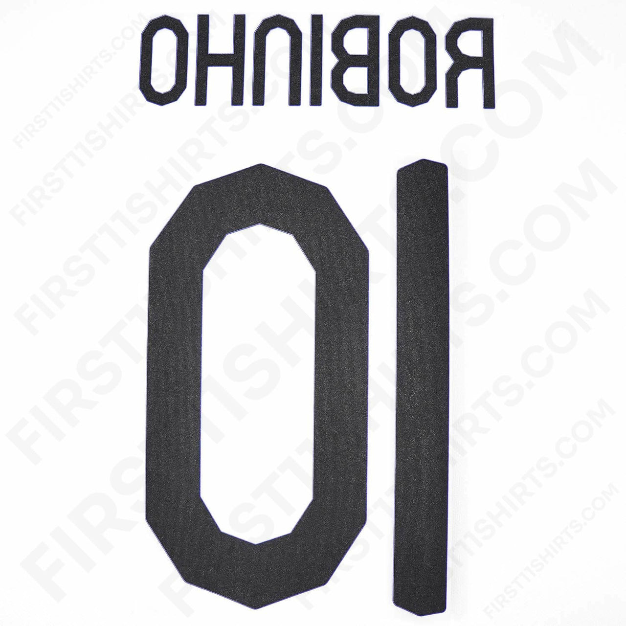 2007/8 Real Madrid Home Name Set Robinho 10 (Repro)