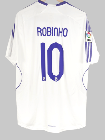2007/8 Real Madrid Robinho #10 Home Shirt (L)