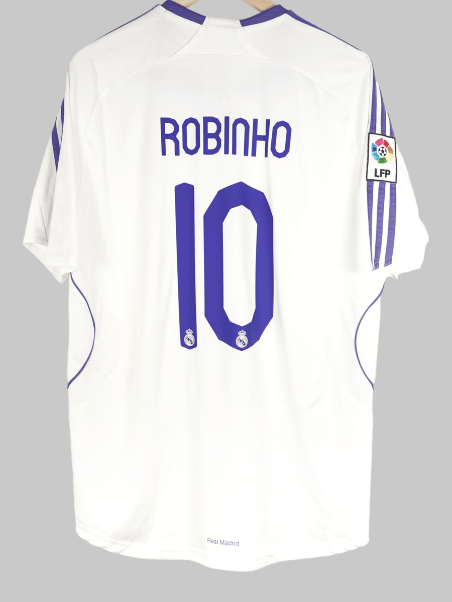 2007/8 Real Madrid Robinho #10 Home Shirt (L)