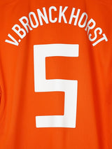 Netherlands Home Shirt 2008/10 V.Bronckhorst 5 (XL)