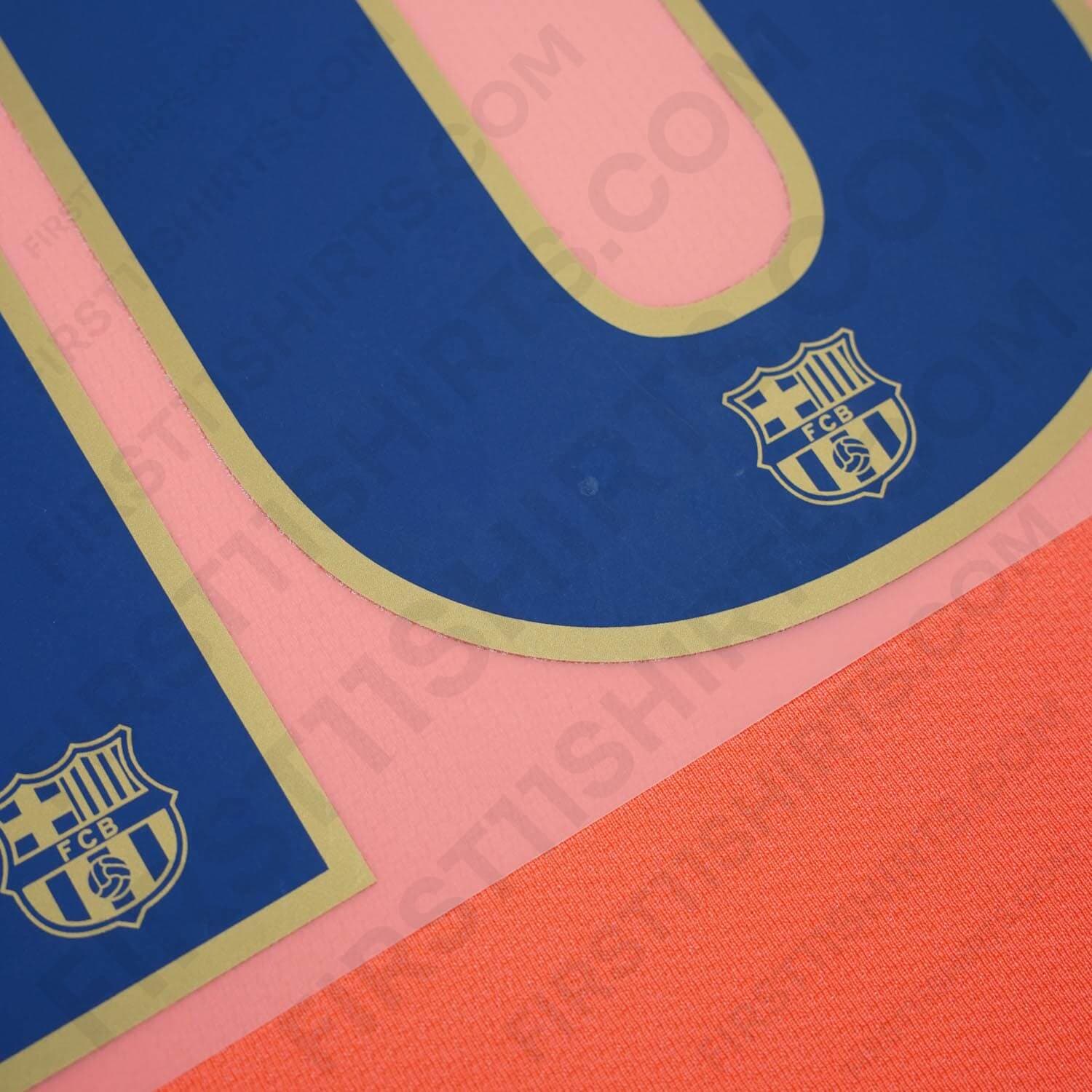 2008 - 2010 FC Barcelona Away/Third Name Set Messi 10 (Repro)