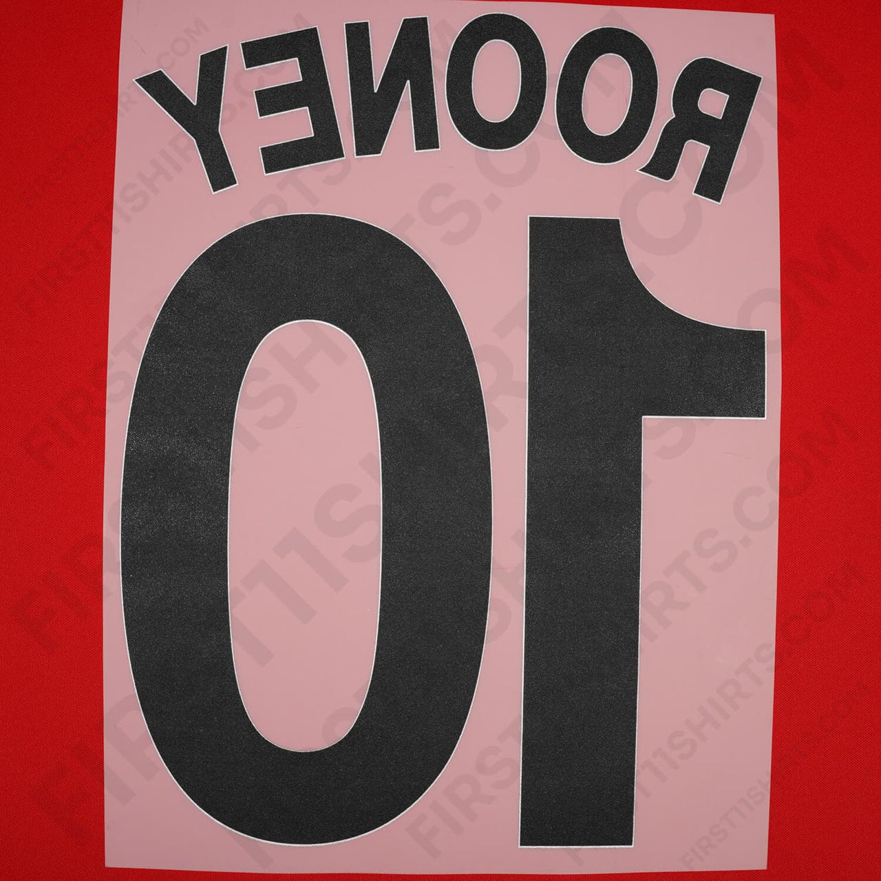 2008 - 2011 Manchester United Home Name Set Rooney 10 (Repro)