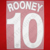 2008-2011 Manchester United Home Name Set Rooney #10 (Repro)