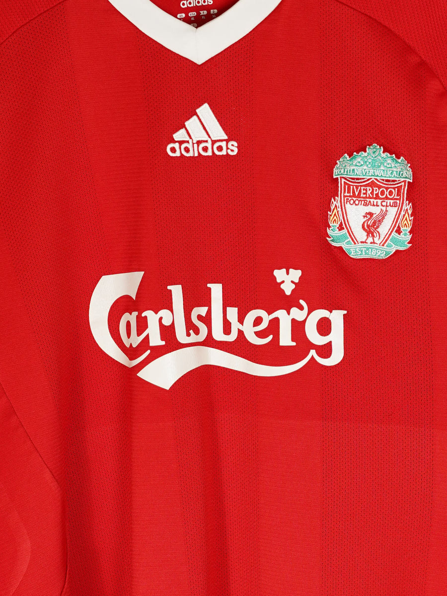 2008/09 Liverpool Kuyt #18 Home Shirt (XL)