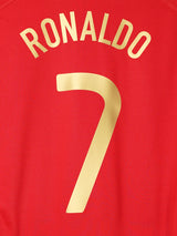 2008/09 Portugal Ronaldo #7 Home Shirt (M)