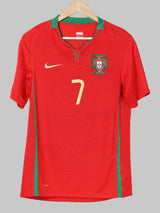 2008/09 Portugal Ronaldo #7 Home Shirt (S)