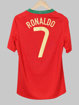 2008/09 Portugal Ronaldo #7 Home Shirt (S)