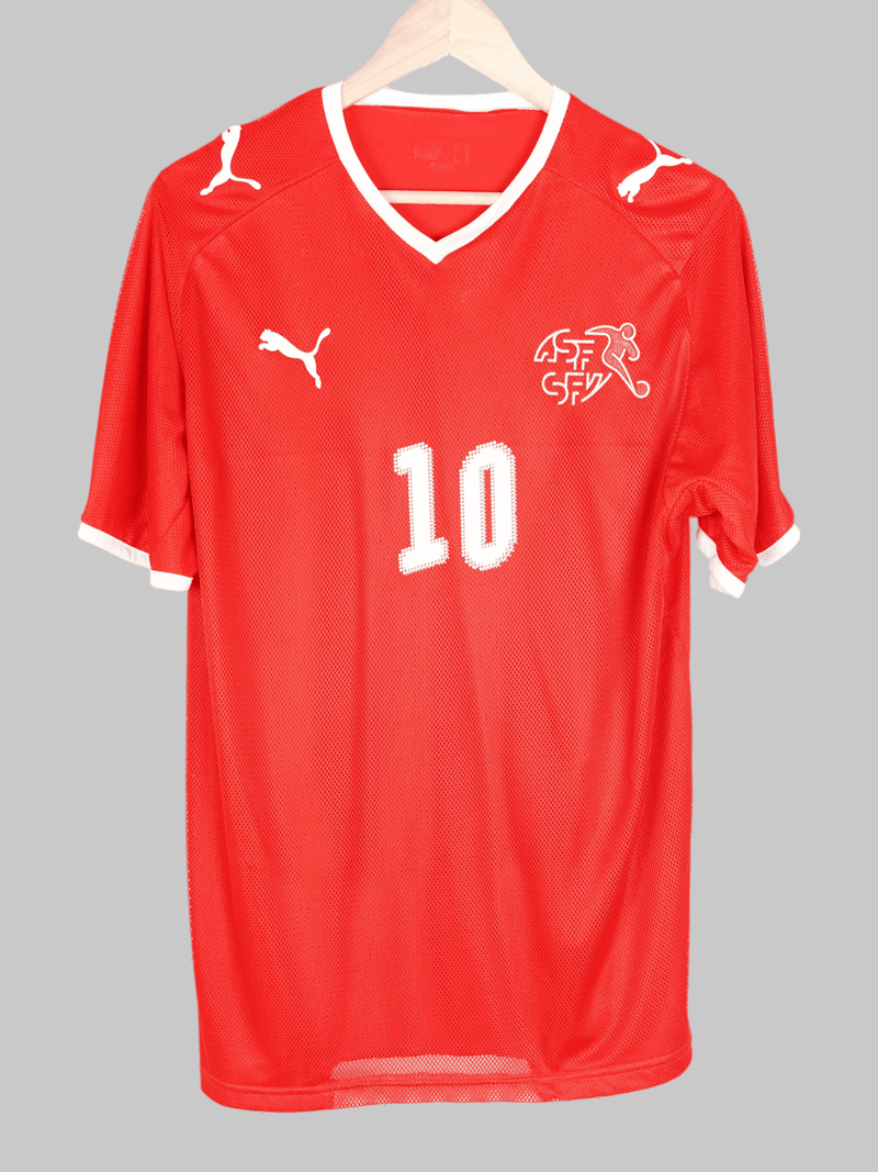 2008/09 Switzerland Nkufo #10 Home Shirt (L)