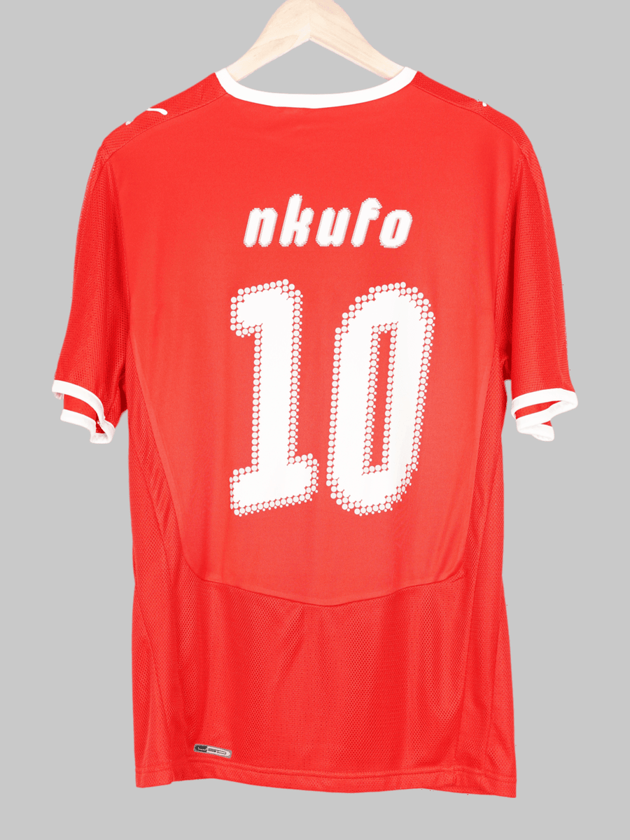 2008/09 Switzerland Nkufo #10 Home Shirt (L)