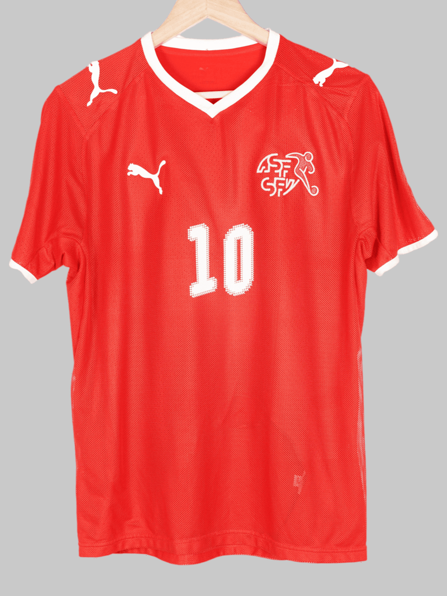 2008/09 Switzerland Nkufo #10 Home Shirt (M)