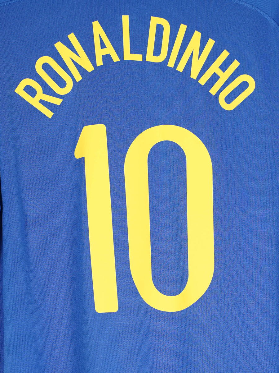 2008/10 Brazil Ronaldinho #10 Away Shirt (XL)