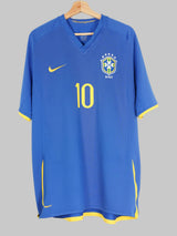 2008/10 Brazil Ronaldinho #10 Away Shirt (XL)