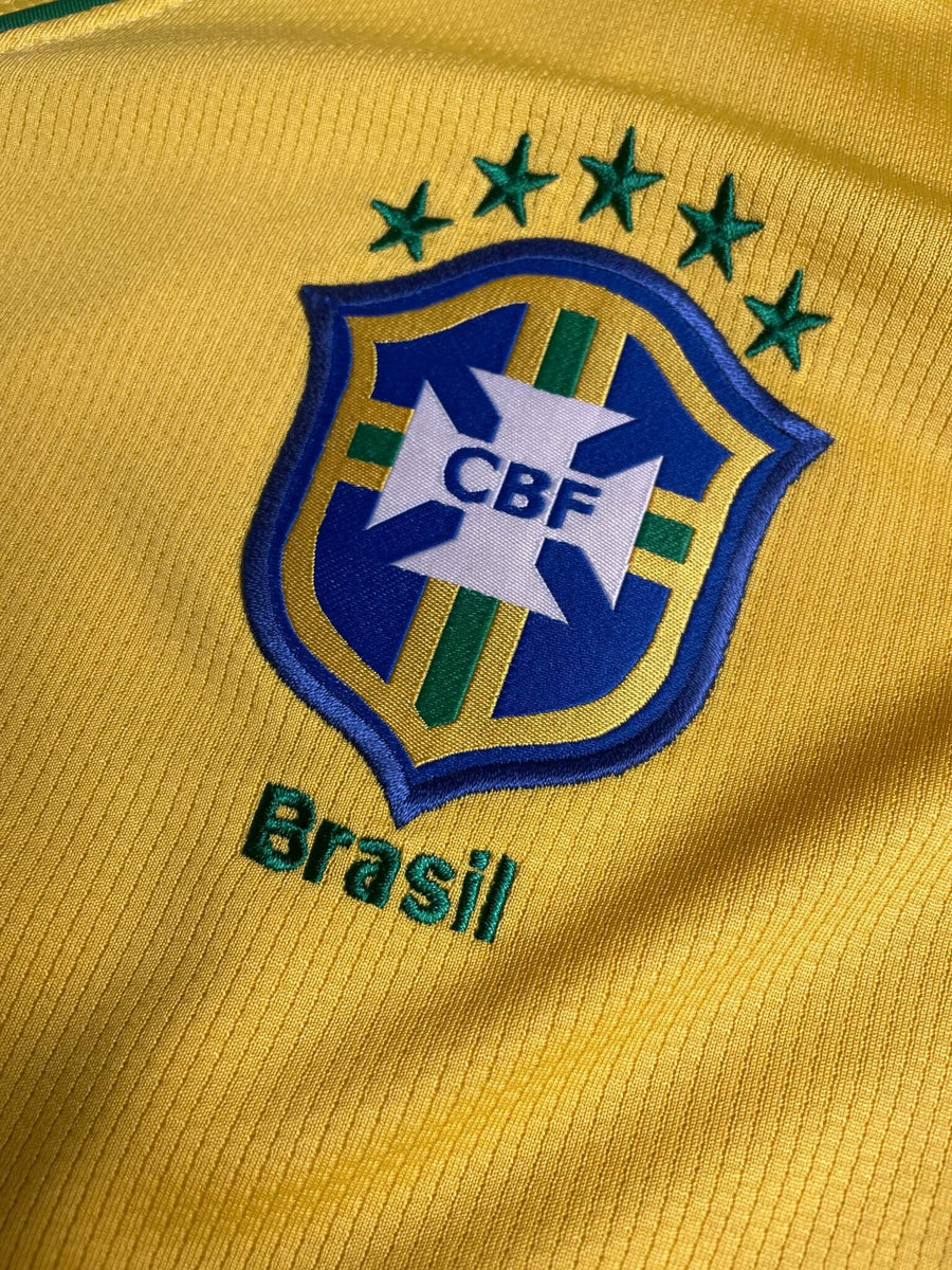 2008/10 Brazil Ronaldinho #10 Home Shirt (L)