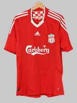 2008/10 Liverpool Gerrard #8 Home Shirt (M)