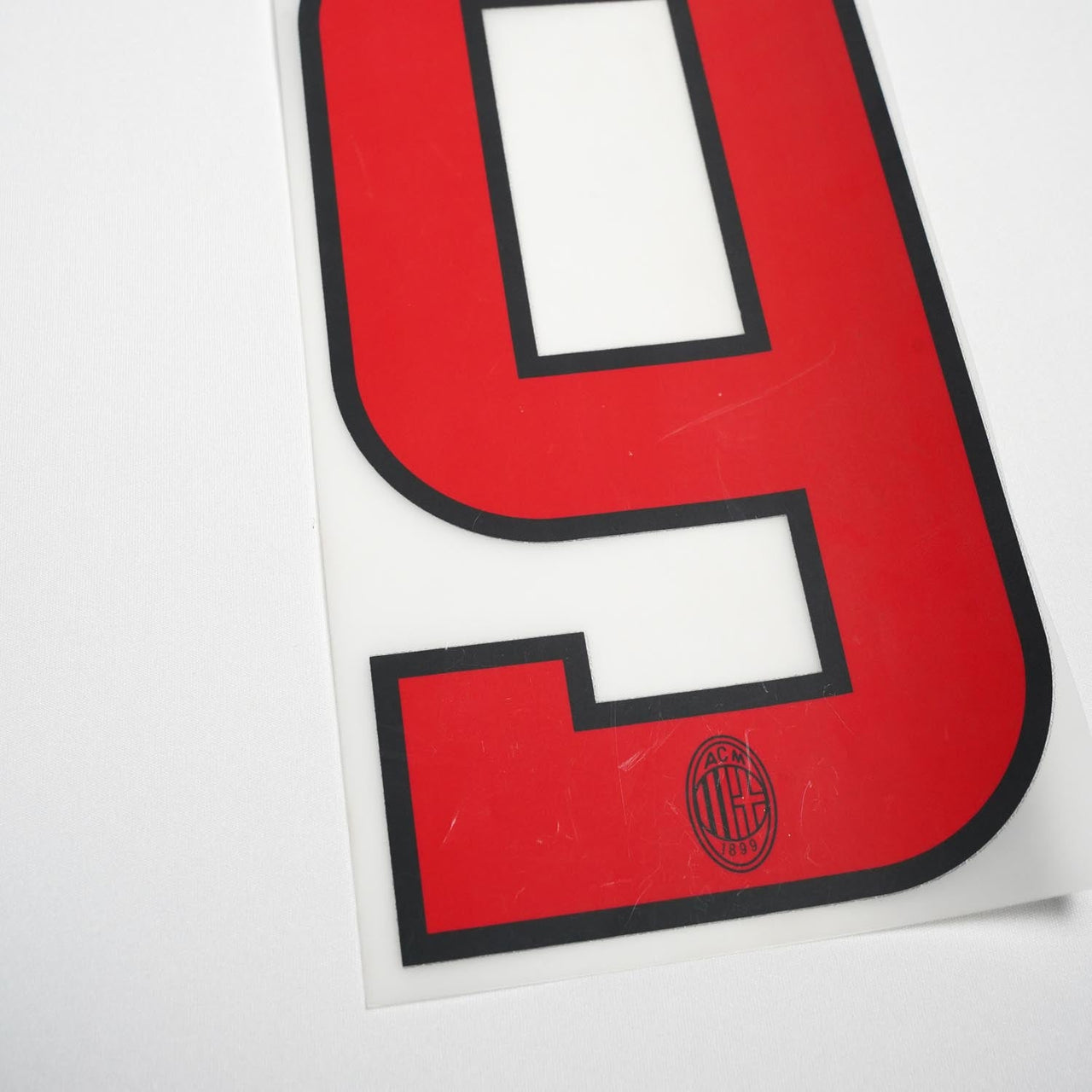 2008/9 AC Milan Away Name Set Inzaghi 9 (Repro)