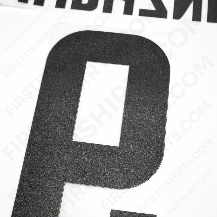 2008/9 AC Milan Away Name Set Inzaghi 9 (Repro)