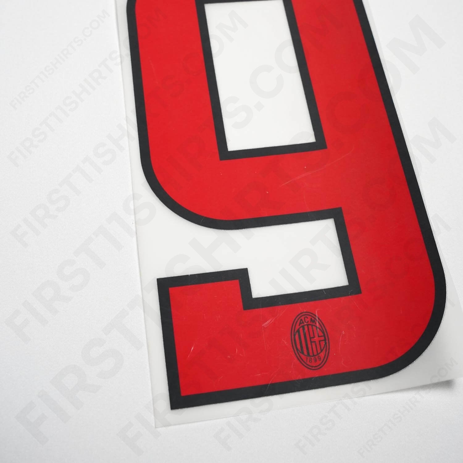 2008/9 AC Milan Away Name Set Inzaghi 9 (Repro)