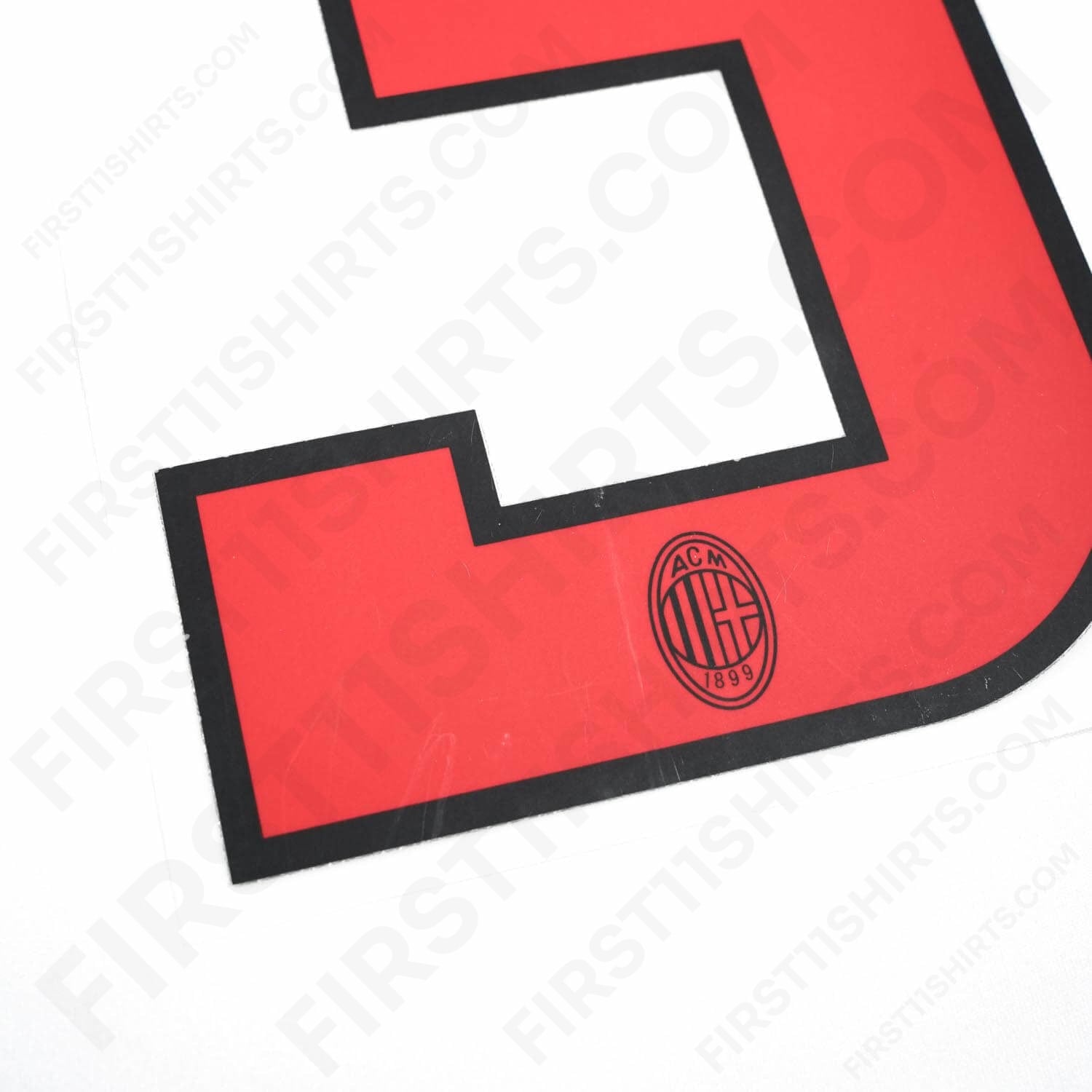 2008/9 AC Milan Away Name Set Maldini 3 (Repro)