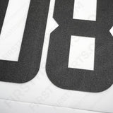 2008/9 AC Milan Away Name Set Ronaldinho 80 (Repro)