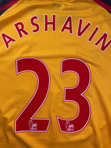 2008/9 Arsenal Arshavin #23 Away Shirt Player Issue (XL)