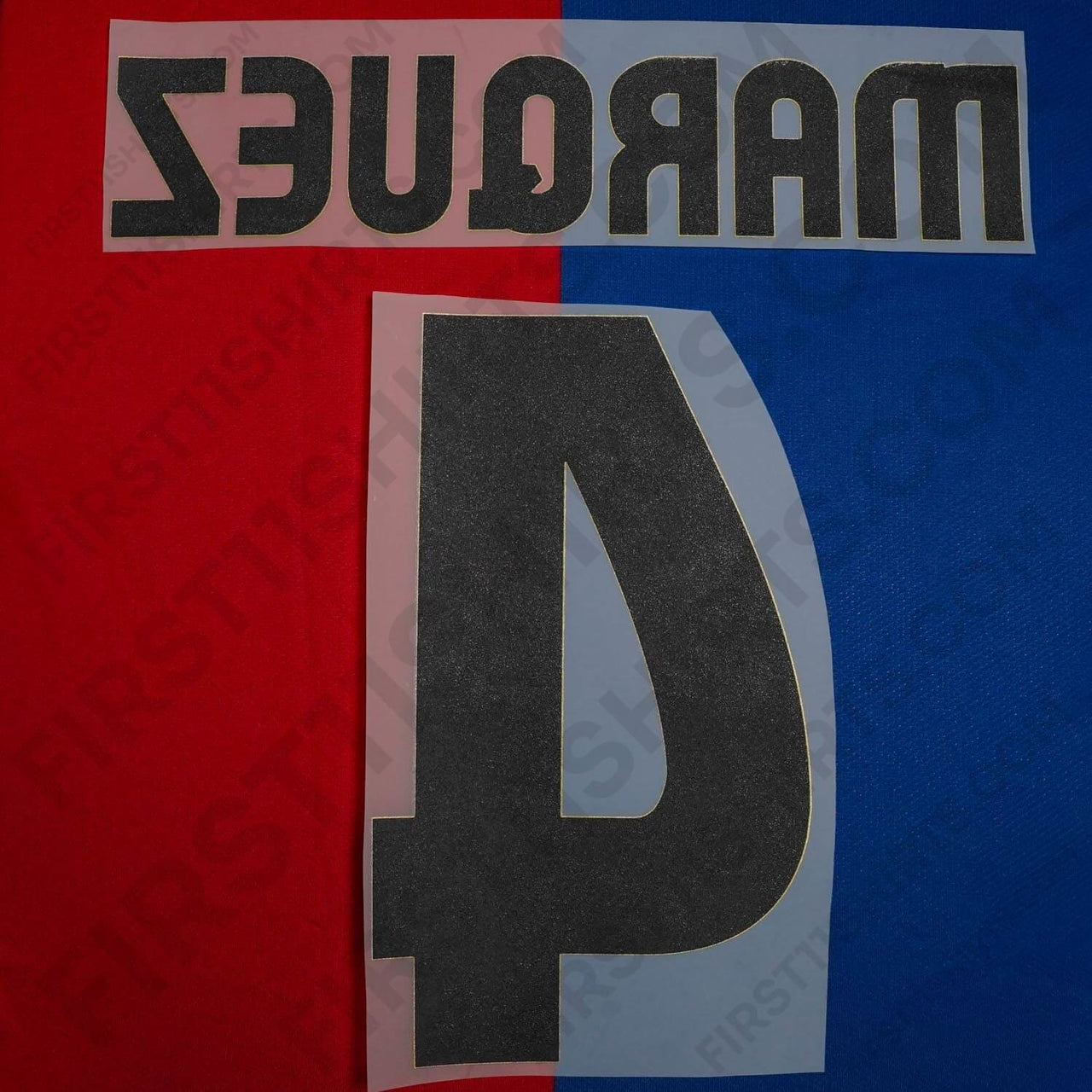 2008/9 FC Barcelona Home Name Set Marquez 4 (Repro)