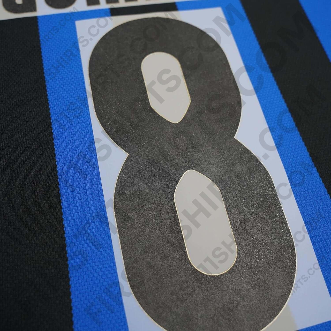 2008/9 Inter Milan Home Name Set Ibrahimovic 8 (Repro)