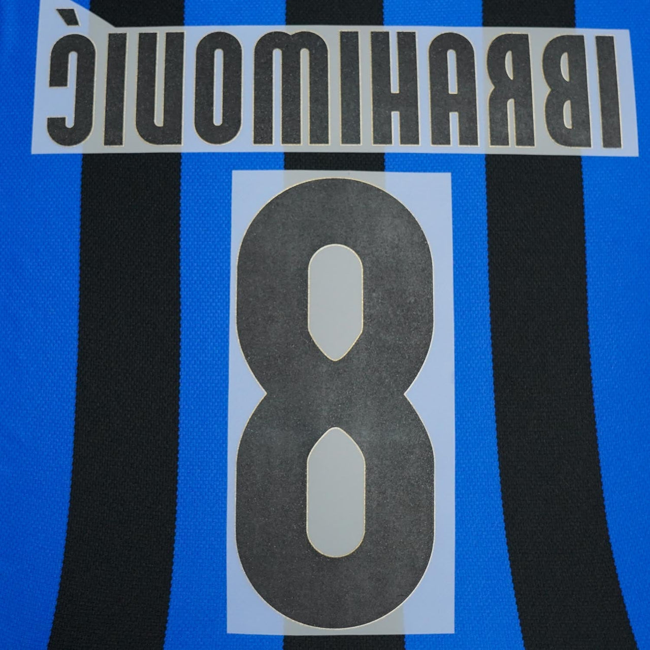 2008/9 Inter Milan Home Name Set Ibrahimovic #8 (Repro)