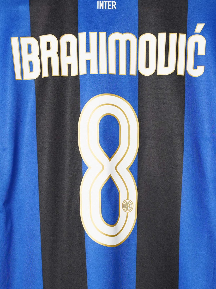 2008/9 Inter Milan Ibrahimovic #8 Home Shirt (XL)