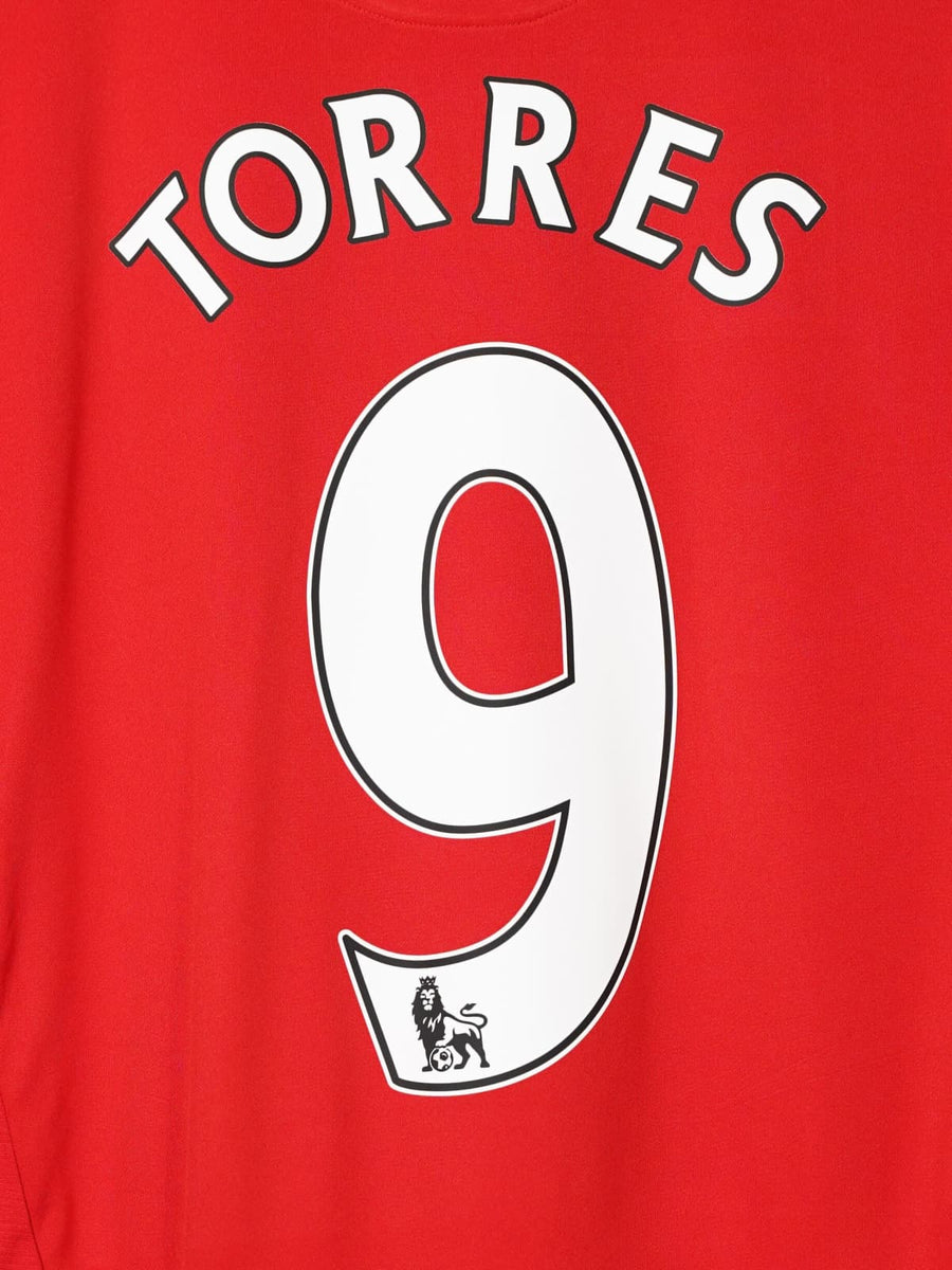 2008/9 Liverpool Torres #9 Home Shirt (M)