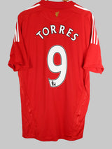 2008/9 Liverpool Torres #9 Home Shirt (XL)