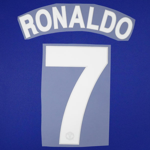2008/9 Manchester United Ronaldo #7 Away/Third Cup Version Name
