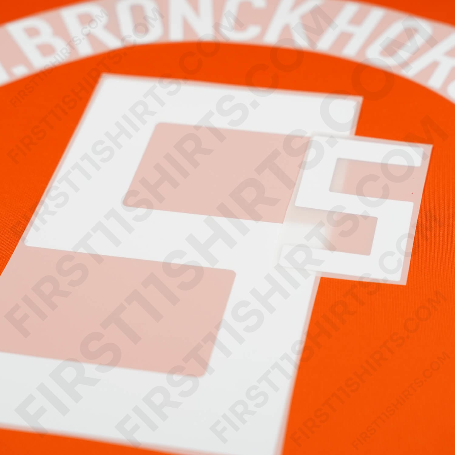 2008/9 Netherlands Home Name Set V.Bronckhorst 5