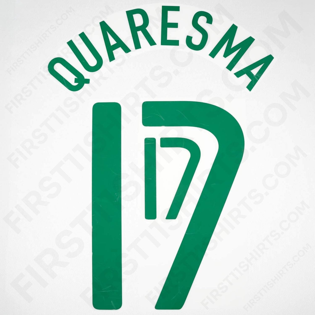 2008/9 Portugal Away Name Set Quaresma 17 (Repro)